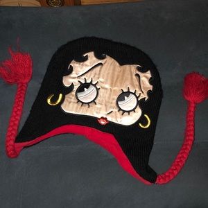 #017OTH Betty Boop winter beanie hat